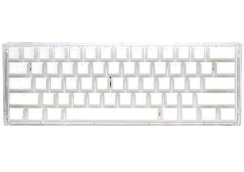 Ducky One 3 Aura White Mini Gat B Kan US klawiatura Gaming USB QWERTY Amerykański międzynarodowy Biały Ducky