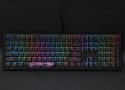 Ducky Shine 7 klawiatura Dołączona myszka Gaming USB Niemiecki Czarny Ducky