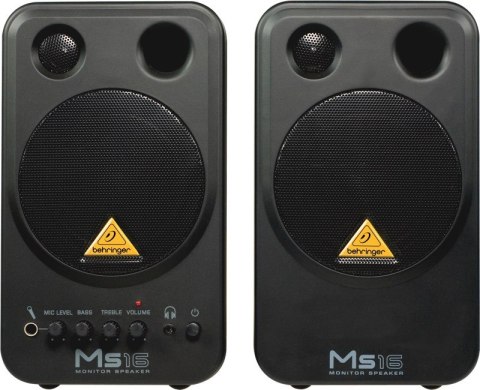 Behringer MS16 głośnik 2-drożny Czarny Przewodowa 16 W Behringer