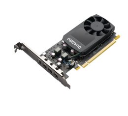 Karta graficzna PNY NVIDIA P1000 V2 LowProfile 4 GB GDDR5, PCIe 3.0 x16, 4x Mini DP 1.4, LP bracket, 4x mDP to DP adapter, Retai PNY Technologies