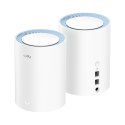 Access Point CUDY M1200 (2-Pack) AC1200 Dual Band Wi-Fi 2x 10/100Mbps Mesh CUDY