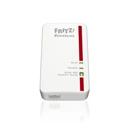 FRITZ!Powerline 1240E WLAN Set 1200 Mbit/s Przewodowa sieć LAN Wi-Fi Biały 1 szt. AVM