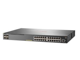 Aruba 2930F 24G PoE+ 4SFP Zarządzany L3 Gigabit Ethernet (10/100/1000) Obsługa PoE 1U Szary Hewlett-Packard