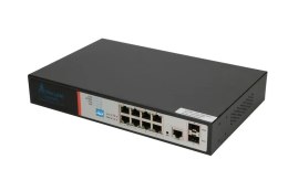 Extralink VICTOR | Switch PoE | 8x Gigabit PoE/PoE+, 2x SFP, 1x Port Konsolowy, 150W, Zarządzalny Extralink