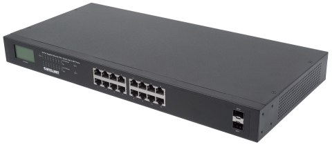 INTELLINET SWITCH GIGABIT 16X RJ45, POE+, 2X SFP, Intellinet