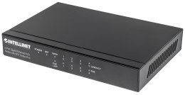 Intellinet 561174 łącza sieciowe Gigabit Ethernet (10/100/1000) Obsługa PoE Czarny Intellinet