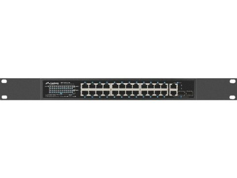 LANBERG SWITCH RACK 19" RSFE-24P-2C-360 24X 100MB POE+/2X COMBO GIGABIT 360W Lanberg