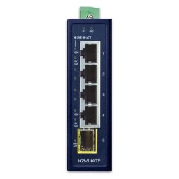 Switch PLANET IGS-510TF (4X 1GB BASE-T, 1X 1GB SFP) Planet