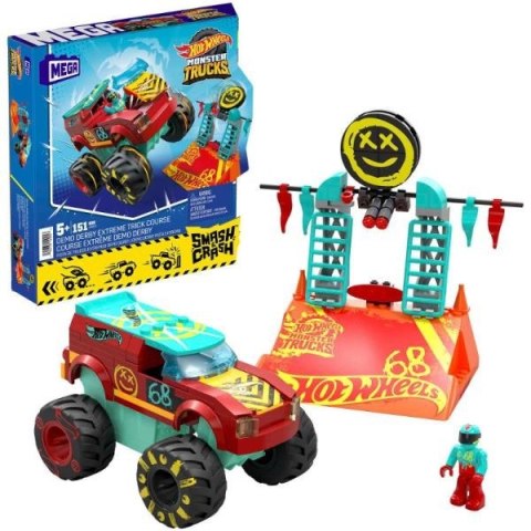 MEGA BLOKS Hot Wheels Monster Trucks Demo Derby Ekstremalna sztuczka HNG53 MATTEL p6 MATTEL