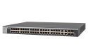 NETGEAR XS748T-100NES łącza sieciowe Zarządzany L2+/L3 10G Ethernet (100/1000/10000) Czarny NETGEAR