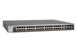 NETGEAR XS748T-100NES łącza sieciowe Zarządzany L2+/L3 10G Ethernet (100/1000/10000) Czarny NETGEAR