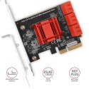 AXAGON PCES-SA6 Kontroler PCIe 6x wewn. AXAGON