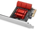 AXAGON PCES-SA6 Kontroler PCIe 6x wewn. AXAGON