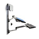 Ergotron LX WALLMOUNT SYSTEM W/CPU HOLD/MED SILV CPU HOLD 32IN 2.3-11KG Ergotron