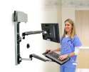 Ergotron LX WALLMOUNT SYSTEM W/CPU HOLD/MED SILV CPU HOLD 32IN 2.3-11KG Ergotron