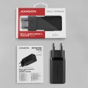 AXAGON ACU-DPQ65 Ładowarka sieciowa, GaN 65W, 3x port (USB-A + dual USB-C), PD3.0/QC4+/PPS/Apple AXAGON