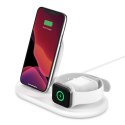 BELKIN WIRELESS CHARGER 3IN1 STAND/PAD/APPLE WATCH WHITE Belkin