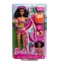 Barbie Doll With Surfboard And Puppy 30cm MATTEL