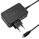 Ładowarka Qoltec 52387 GAN POWER PRO 1XUSB-C 90W 5-20V 3-4.5A CZARNA Qoltec