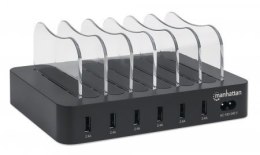 MANHATTAN 6-PORTOWA STACJA ZASILAJĄCA 6X USB-A 5V Manhattan