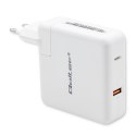 Qoltec Ładowarka GaN FAST 108W | 5-20V | 3-4.7A | USB C | Biała Qoltec