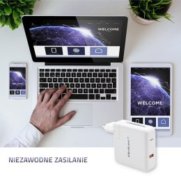 Qoltec Ładowarka GaN FAST 108W | 5-20V | 3-4.7A | USB C | Biała Qoltec