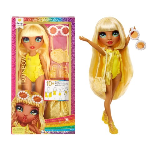 Rainbow High Swim & Style Fashion Doll- Sunny (Yellow) MGA