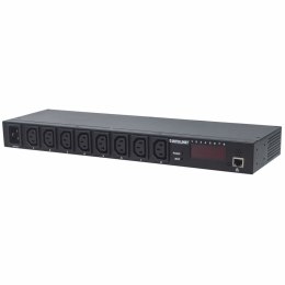 Intellinet 163682 rozdzielacz zasilania PDU 8 x gniazdo sieciowe Czarny Intellinet