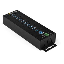 StarTech.com HB30A10AME huby i koncentratory USB 3.2 Gen 1 (3.1 Gen 1) Type-B 5000 Mbit/s Czarny StarTech