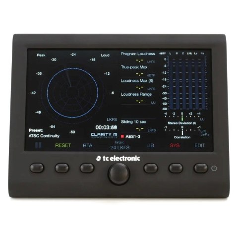 TC Electronic Clarity M - stereofoniczny miernik audio 5.1 TC Electronic