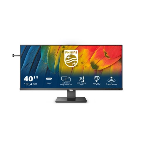 Philips 5000 series 40B1U5600/00 monitor komputerowy 101,6 cm (40") 3440 x 1440 px Wide Quad HD LCD Czarny Philips