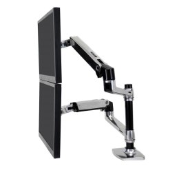 Ergotron LX DUAL STACKING ARM POLISHED/24IN 18.1KG LIFT33 MIS-D 10Y WA Lenovo