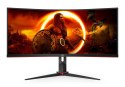 Monitor AOC 34"/ CU34G2XP BK 2xHDMI 2xDP 5xUSB AOC