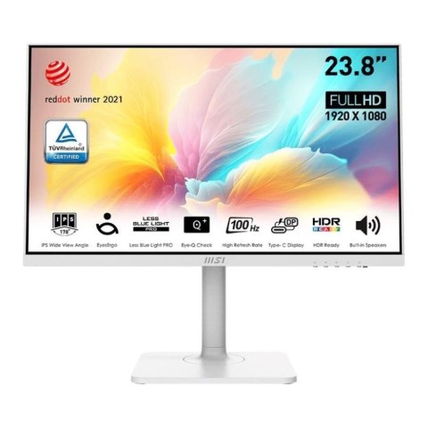 Monitor MSI 23,8" Modern MD2412PW HDMI USB-C głośniki MSI