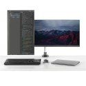 StarTech.com ARMDUAL30 uchwyt / stojak do monitorów 76,2 cm (30") Biurko Czarny, Srebrny Ergotron