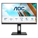 MONITOR AOC LED 27" U27P2CA 68.6 cm (27") 3840 x 2160 pixels 4K Ultra HD LED Czarny AOC