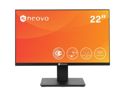 Monitor AG Neovo LA 2202 LED 21,5" FHD VA DisplayPort HDMI VGA SPK 2x1W VESA 18/7 AG Neovo