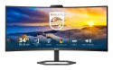 Philips | 34E1C5600HE/00 | 34 " | VA | 3440 x 1440 pikseli | 21:9 | 4 ms | 300 cd/m2 | Czarny | Ilość portów HDMI 1 | 100 Hz Philips