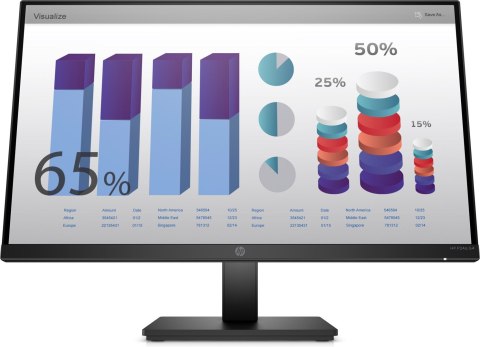 HP P24q G4 monitor komputerowy 60,5 cm (23.8") 2560 x 1440 px Quad HD LED Czarny Hewlett-Packard