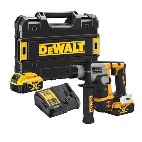 18v xr bezszcz. młotowiertarka 1,4j, 2x5.0ah kufer, ład. DeWalt