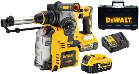 Makita DCH275P2-QW młot udarowo-obrotowy + system odpylania DeWalt