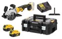 Pilarka tarczowa DEWALT DCS571P2 piła akumulatorowa 115 mm 2x XR 18V 5Ah T-STAK II Czarny, Żółty DeWalt