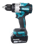 Akumulatorowa wiertarko-wkrętarka udarowa LXT MAKITA DHP486RTJ 18V 130/65Nm 2x5,0Ah MAKITA