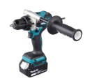 Akumulatorowa wiertarko-wkrętarka udarowa LXT MAKITA DHP486RTJ 18V 130/65Nm 2x5,0Ah MAKITA