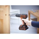 Black & Decker BDCD18-QW wiertło 650 RPM Czarny, Pomarańczowy Black&Decker