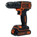 Black & Decker BDCD18-QW wiertło 650 RPM Czarny, Pomarańczowy Black&Decker