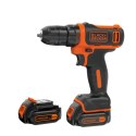 Black & Decker BDCDD12KB-QW wiertło Zamek centralny Czarny, Pomarańczowy BLACK+DECKER