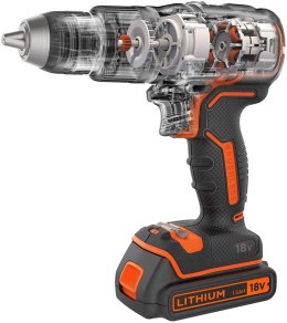 Black & Decker BL188KB-QW wkrętak zasilany/zakrętark udarowy Pomarańczowy BLACK+DECKER