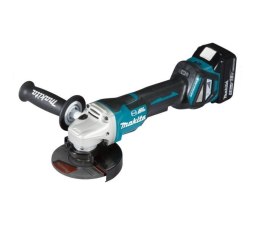 MAKITA.SZLIFIERKA KĄT. 18V DGA517RTJ 125mm 2x5,0Ah REG.OBR. BLDC WŁĄCZNIK ŁOPATKOWY MAKITA