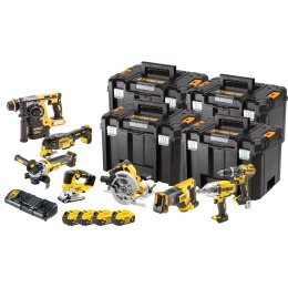 DEWALT.ZESTAW COMBO 18V DCK865P4T (DCD796, DCF899H, DCS367, DCH273, DCS334, DCG405, DCS355, DCS570) 4x5,0Ah 4xTSTAK DeWalt